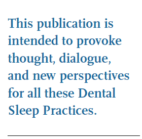 Defines dental sleep practice